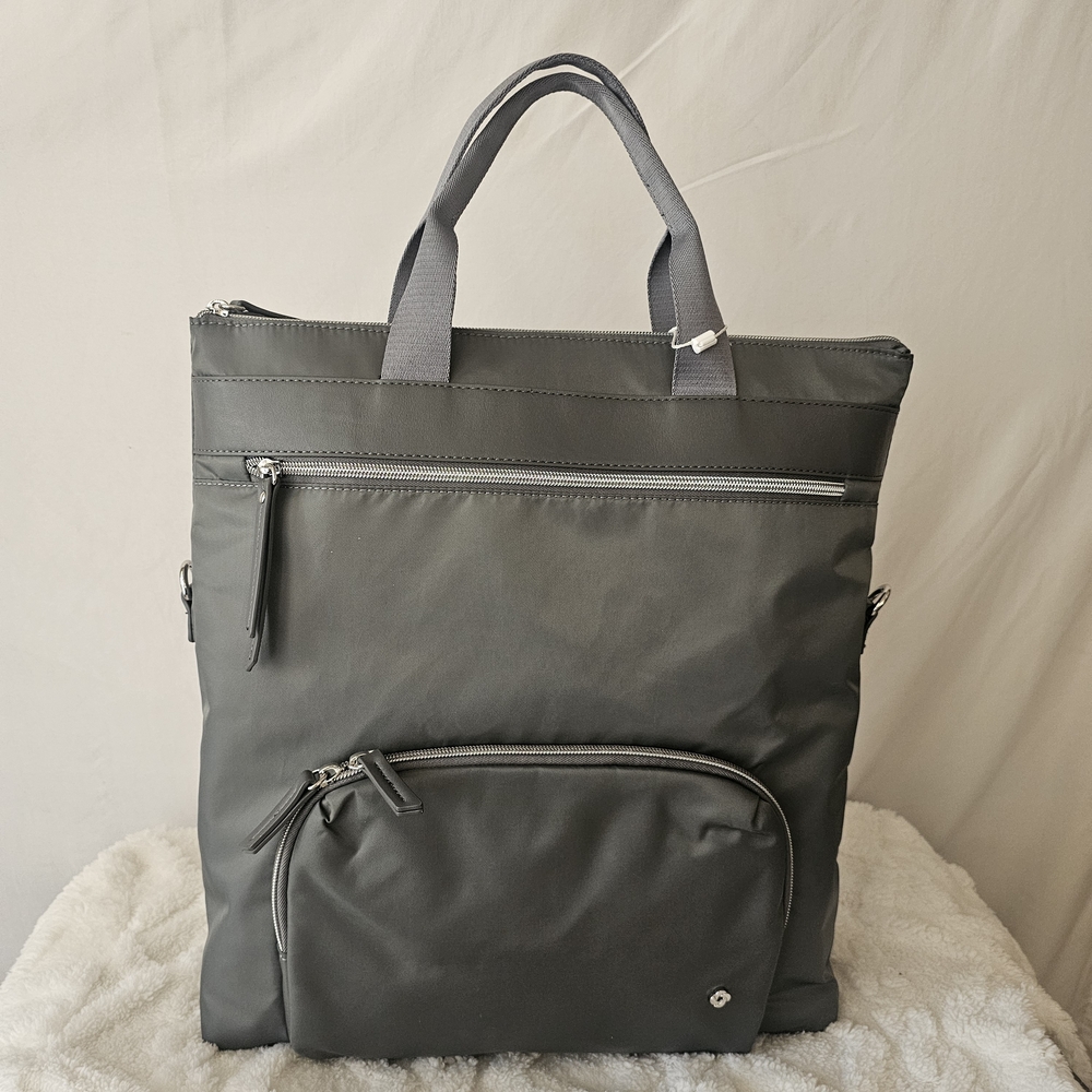 Samsonite Mobile Solution Convertible Backpack Color Silver Shadow - Picture 6 of 7